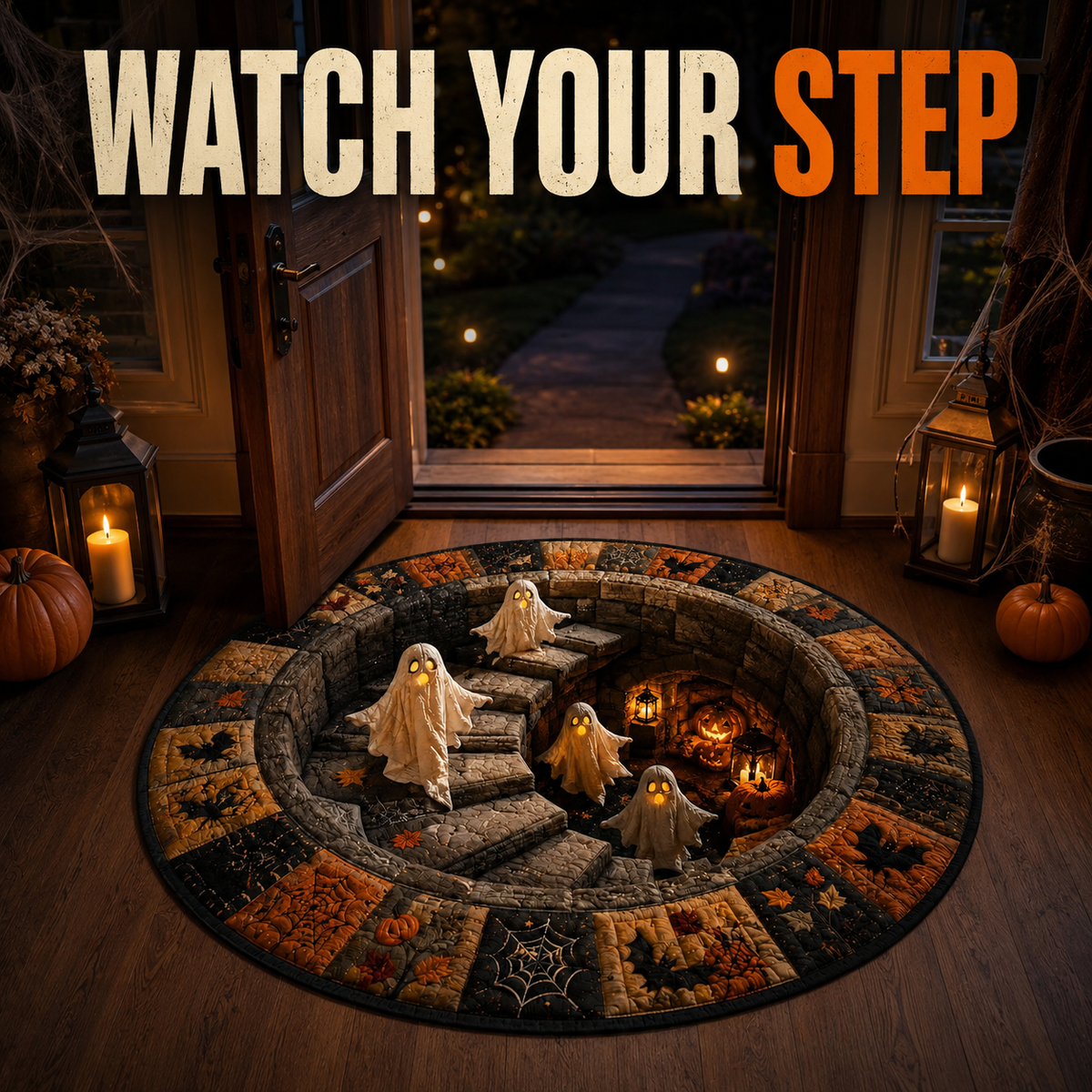 3D Staircase Rug