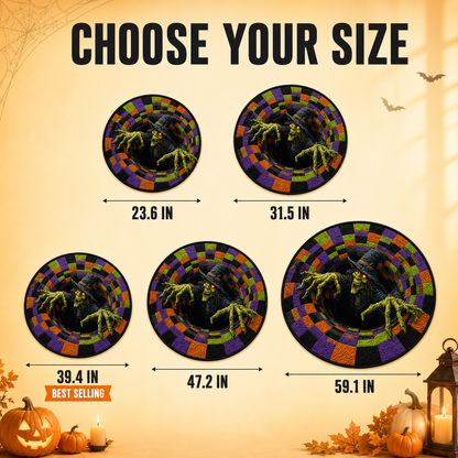 3D Witch Rug
