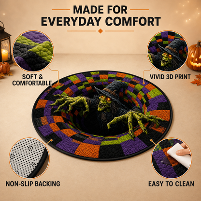 3D Witch Rug