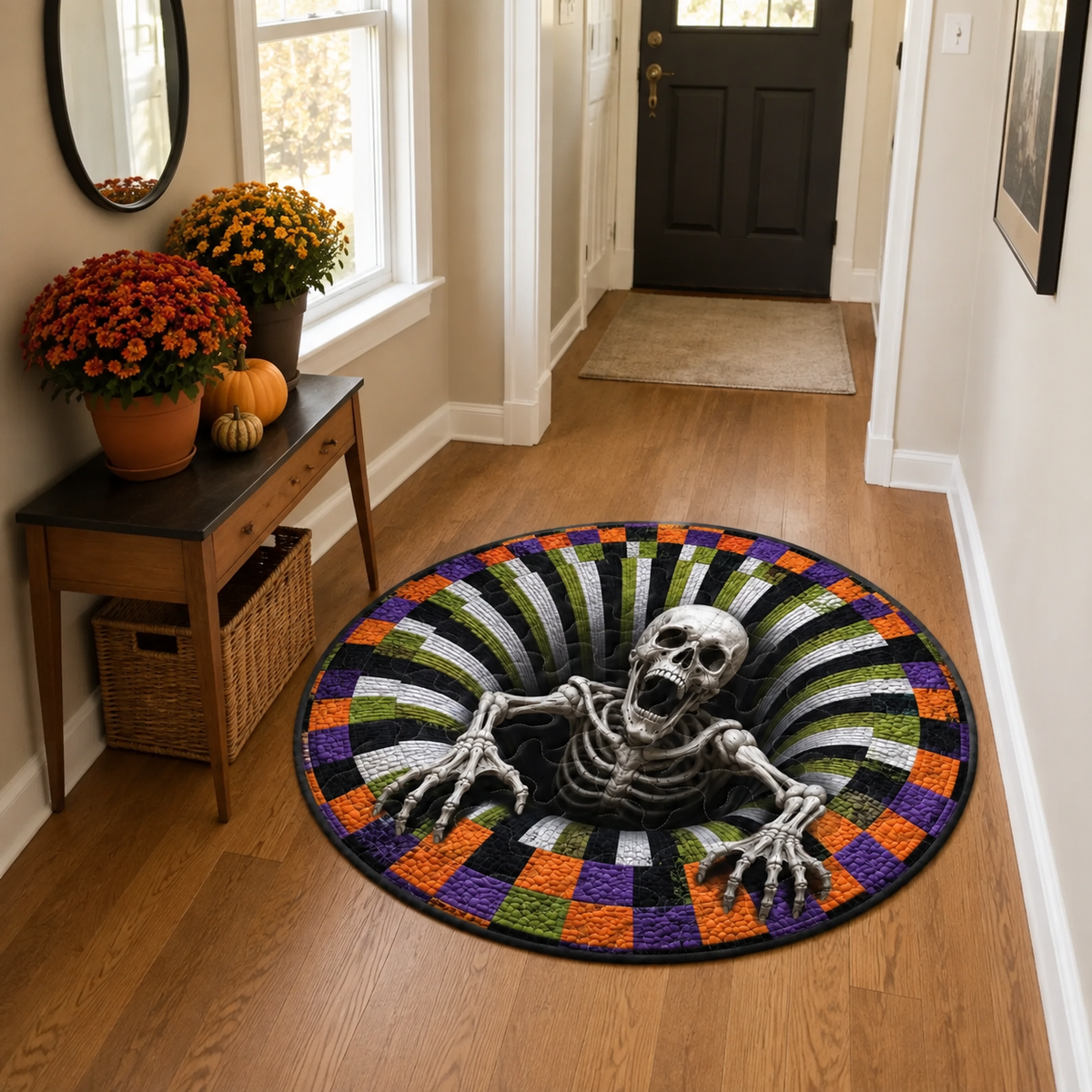 3D Skeleton Rug
