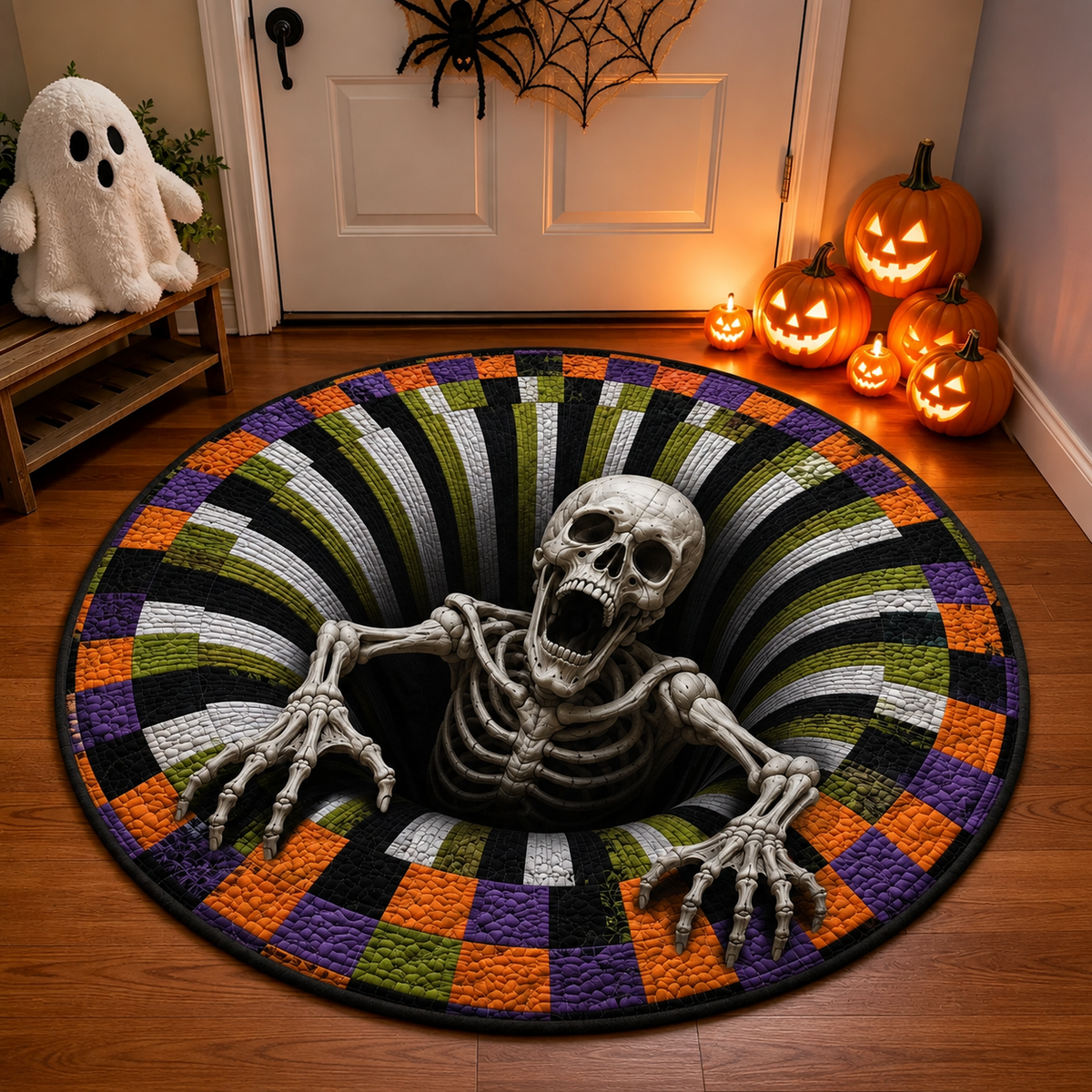 3D Skeleton Rug